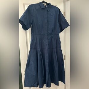 Lafayette 148 Button Up Shirt Dress Size 10